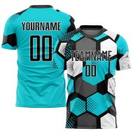 Custom-logo team short-sleeve football jerseys – brand-new latest design