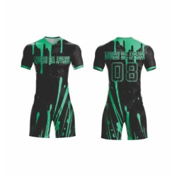 Sublimation men’s football kit sets – club practice shirts, children’s custom sportswear, French style
