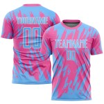 Latest sublimation-printed football uniforms – short-sleeve training sportswear, jerseys