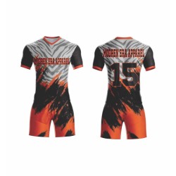 Sublimation football jerseys with logos – club jersey sets, custom-printed football uniforms