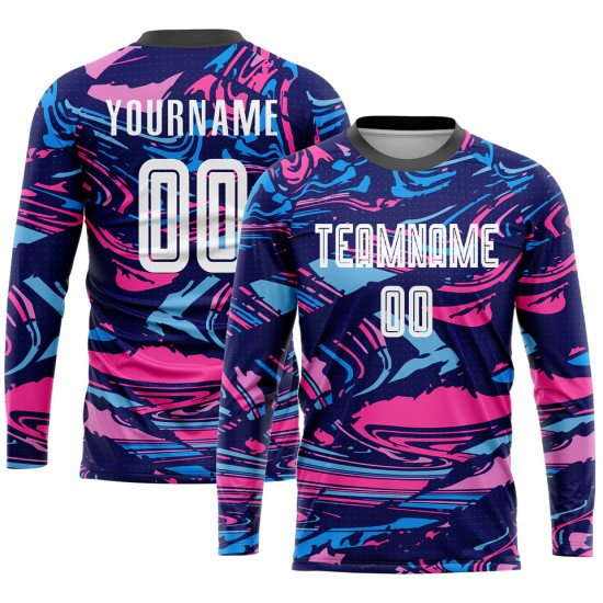 Custom-name team long-sleeve football kits – new sublimation-printed men’s/youth jerseys, made-to-sample design Custom-name team long-sleeve football kits – new sublimation-printed men’s/youth jerseys, made-to-sample design