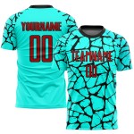 Latest sublimation-printed football uniforms – short-sleeve training sportswear, jerseys