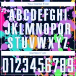 Uniform Soccer White-Light Graffiti Jersey Sublimation Blue Pattern Custom