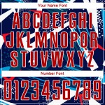 Uniform Jersey Custom Soccer Sublimation Navy Red-White